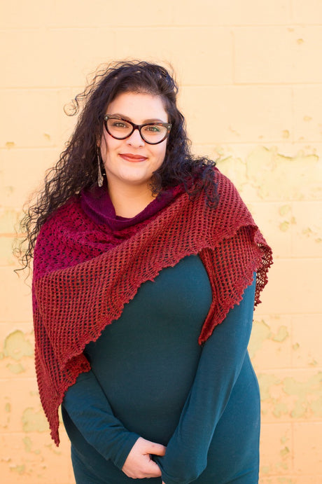 A Juniper Moon Farm Herriot Fine Pattern - Otono Shawl (PDF)