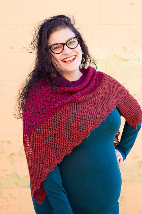 A Juniper Moon Farm Herriot Fine Pattern - Otono Shawl (PDF)