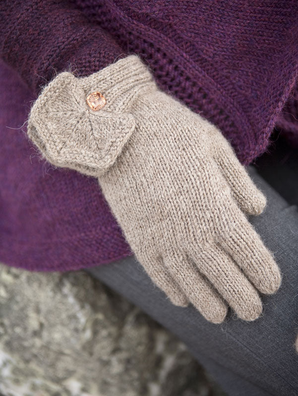 A Berroco Ultra Alpaca Light Pattern - Fluorite (PDF File) glove knitting pattern on sale at Little Knts