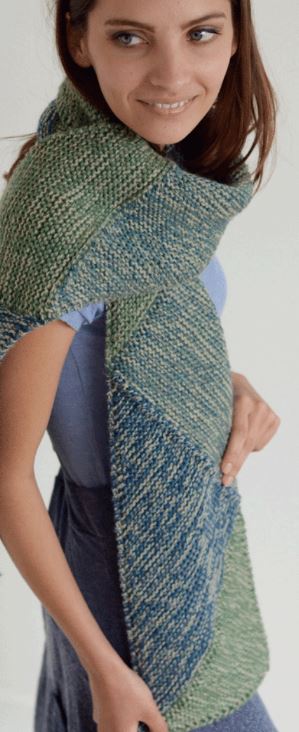 An Ella Rae DK Merino Superwash Pattern - Forrest Scarf (PDF File)