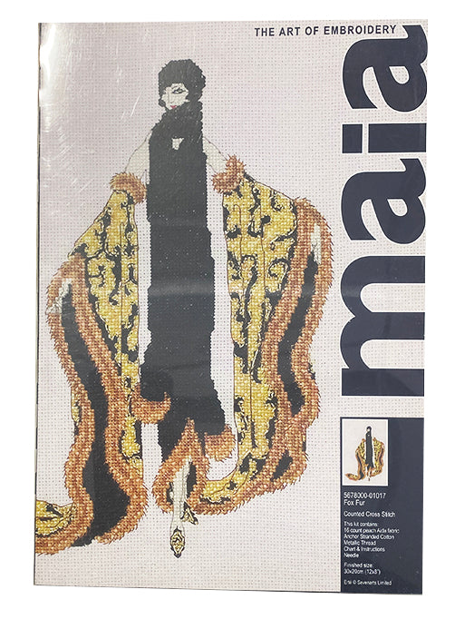 Maia Counted Cross Stitch Kit - Fox Fur (5678000-01017)