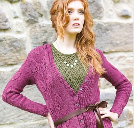 Illustrious - Juliet Leaf Cardigan - FREE PATTERN LINK TO DOWNLOAD IN DESCRIPTION (No Need to add to Cart)