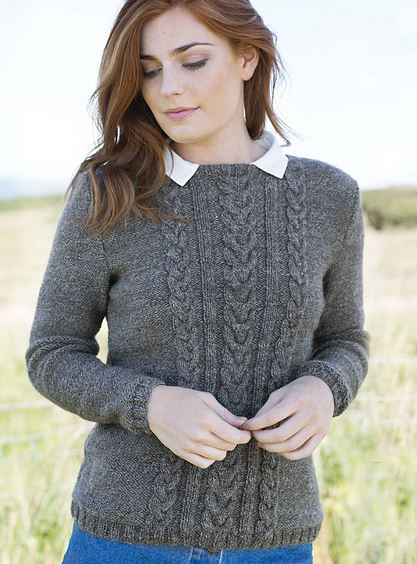 Illustrious - Pandora Mixed Cables Jumper - FREE PATTERN LINK TO DOWNLOAD IN DESCRIPTION (No Need to add to Cart)