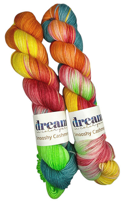 Dream in Color Smooshy with Cashmere - Fruit Loop - Dye Lot A (2 SKEINS)