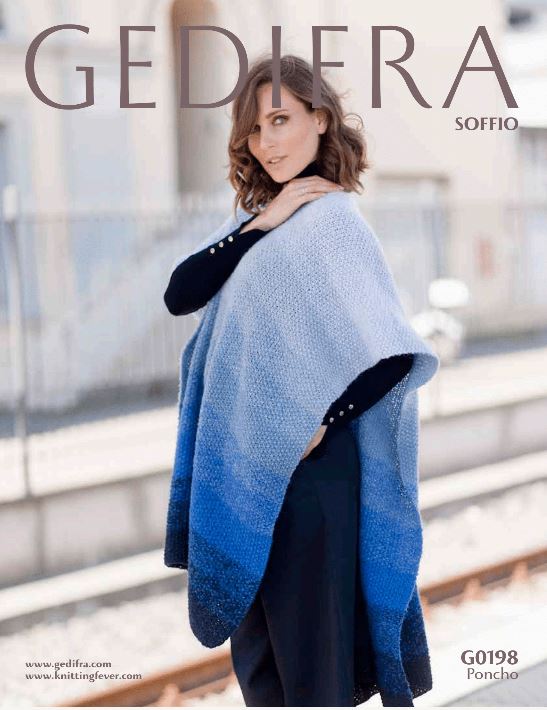 A Gedifra Soffio Pattern - Poncho G0198 (PDF), FREE WITH PURCHASES, ONE FREE ITEM PER PURCHASE/PERSON PLEASE.