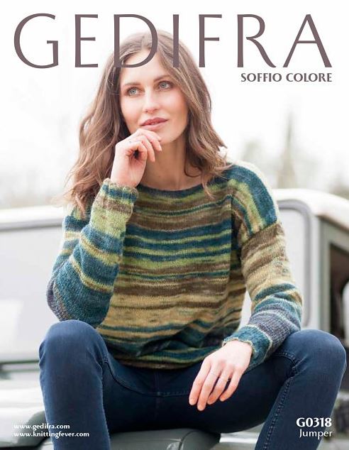 A Gedifra Soffio Colore Pattern - Jumper G0318 (PDF) - FREE WITH PURCHASES, ONE FREE ITEM PER PURCHASE/PERSON PLEASE.