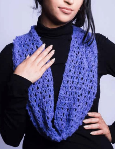 A Juniper Moon Farm Herriot Fine Pattern - Gaia Crochet Infinity Cowl (PDF)