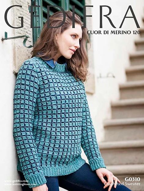 Crochet Sweater by Gedifra - G0310 (PDF)