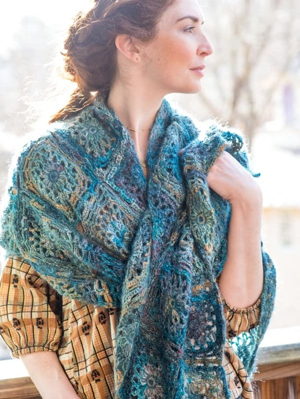 Free Berroco Crochet shawl Pattern at Little Knits