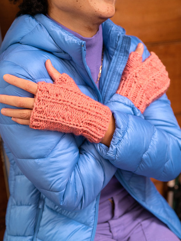 A Berroco Lanas Quick Pattern - Glades Mitts & Headband Set (PDF)