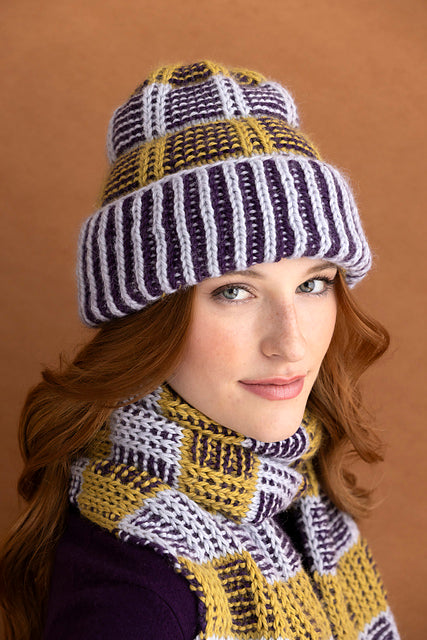 A Juniper Moon Farm Herriot Great Pattern - Gleni Hat and Scarf (PDF)