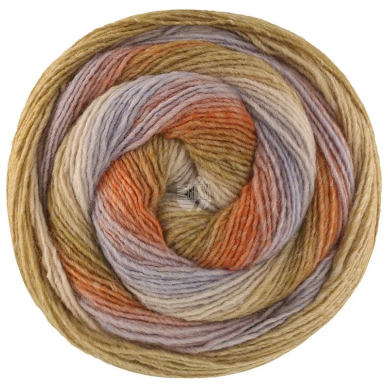 Lana Grossa Gomitolo Versione - Setting Sun (Color #458) - BIG 200 GRAM CAKES