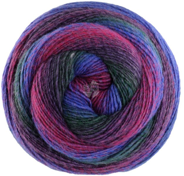 Lana Grossa Gomitolo Versione - Purple Twilight (Color #454) - BIG 200 GRAM CAKES