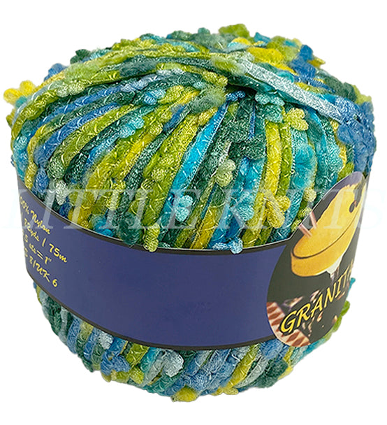 Knitting Fever Granita - Aqua, Lime, Blue (Color #908)