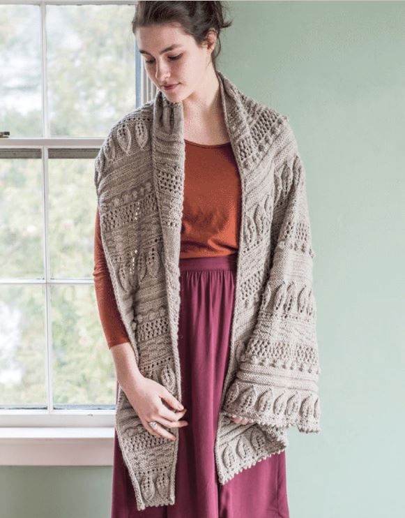 A Berroco Ultra Alpaca Pattern - Greenwood Shawl (PDF File) knitting pattern sale at Little Knits