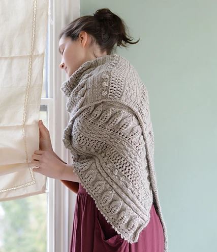 A Berroco Ultra Alpaca Pattern - Greenwood Shawl (PDF File)