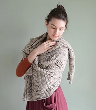 A Berroco Ultra Alpaca Pattern - Greenwood Shawl (PDF)