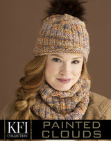 Greta Hat and Cowl - Free with Purchases of 2 Skeins of Painted Clouds (PDF File)