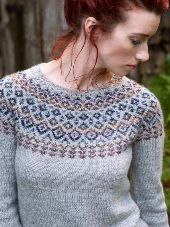 A Berroco Millefiori Light Pattern - Grouse Creek Sweater (PDF)