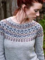 A Berroco Ultra Wool Fine & Millefiori Light Pattern - Grouse Creek Sweater (PDF)