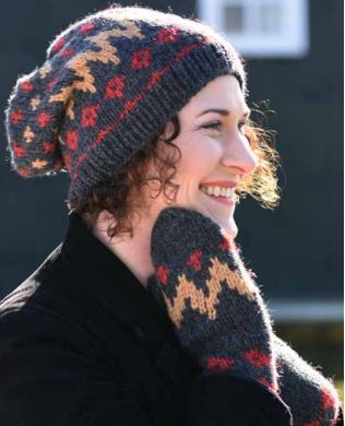 A Juniper Moon Farm Herriot Great Pattern - Gudrun Hat & Mittens (PDF)