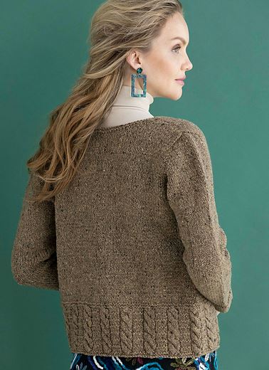 A Queensland Kathmandu Aran 100 Pattern - Gwen Cardigan (PDF)