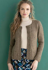 A Queensland Kathmandu Aran 100 Pattern - Gwen Cardigan (PDF)