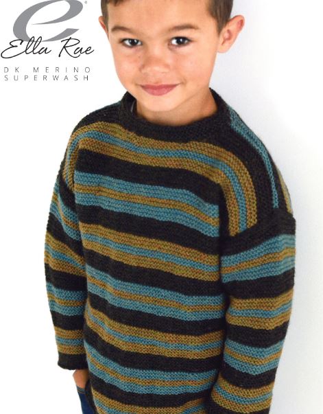 An Ella Rae DK Merino Superwash Pattern - Hamersley Sweater (PDF File)