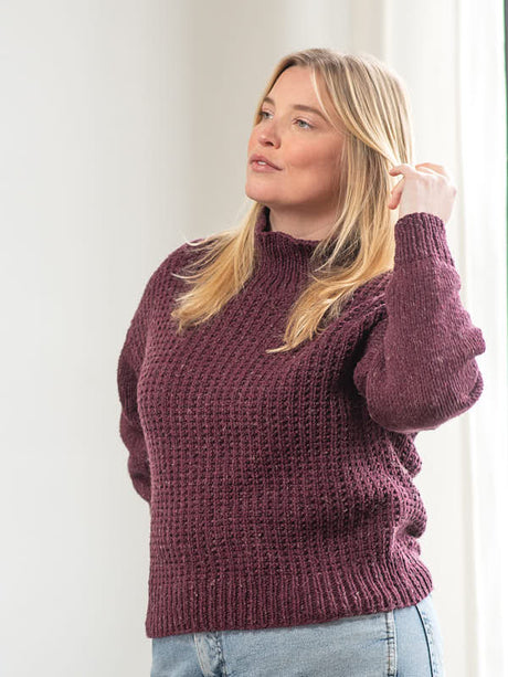 A Berroco Remix Chunky Pattern - Hanneli Pullover (PDF)