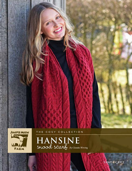 A Juniper Moon Farm Santa Cruz Pattern - Hansine Snood Scarf (PDF)