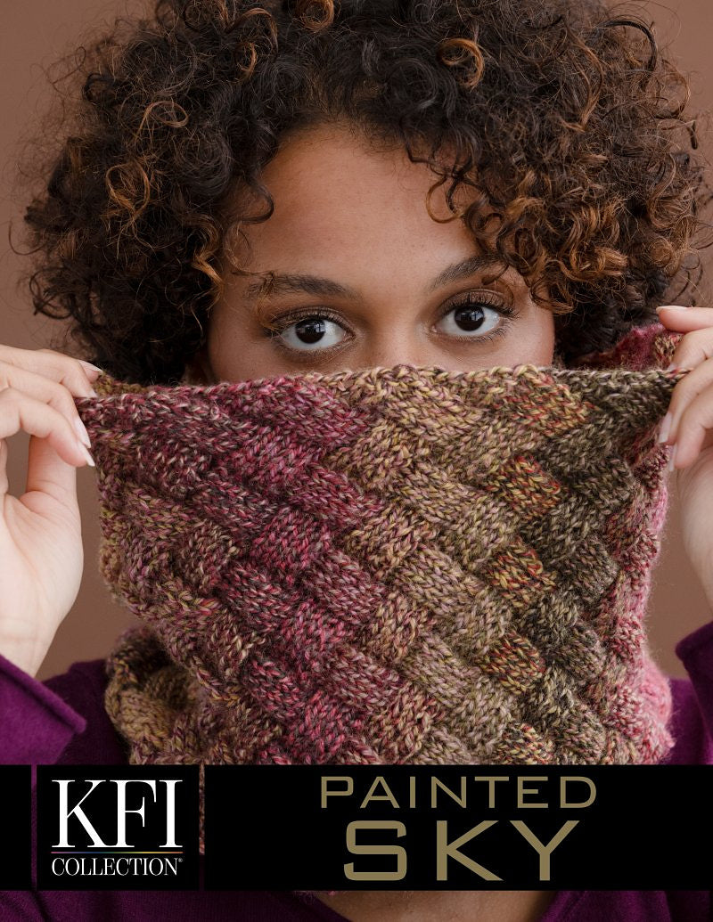 A Knitting Fever Painted Sky Pattern - Harvest Cowl (PDF)