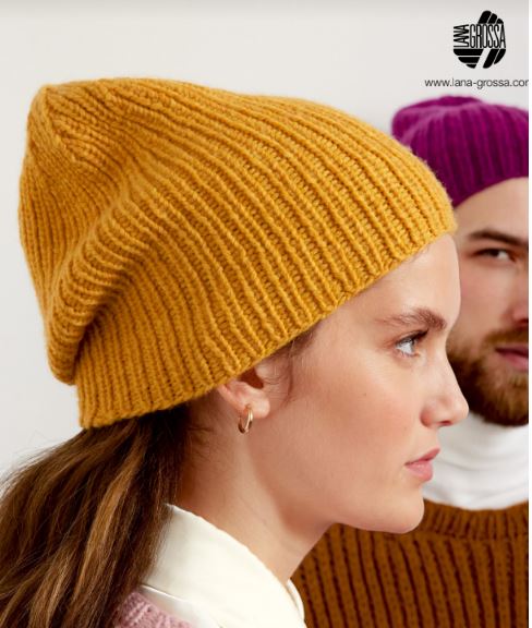 A Lana Grossa Cool Merino Pattern - Hat 10 (PDF)