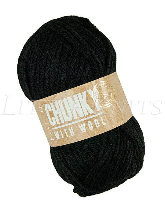Hayfield Chunky with Wool - Black (Color #0965)