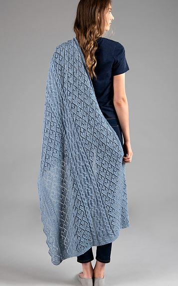 A Juniper Moon Farm Summer Solstice Pattern - Hazel Wrap (PDF)