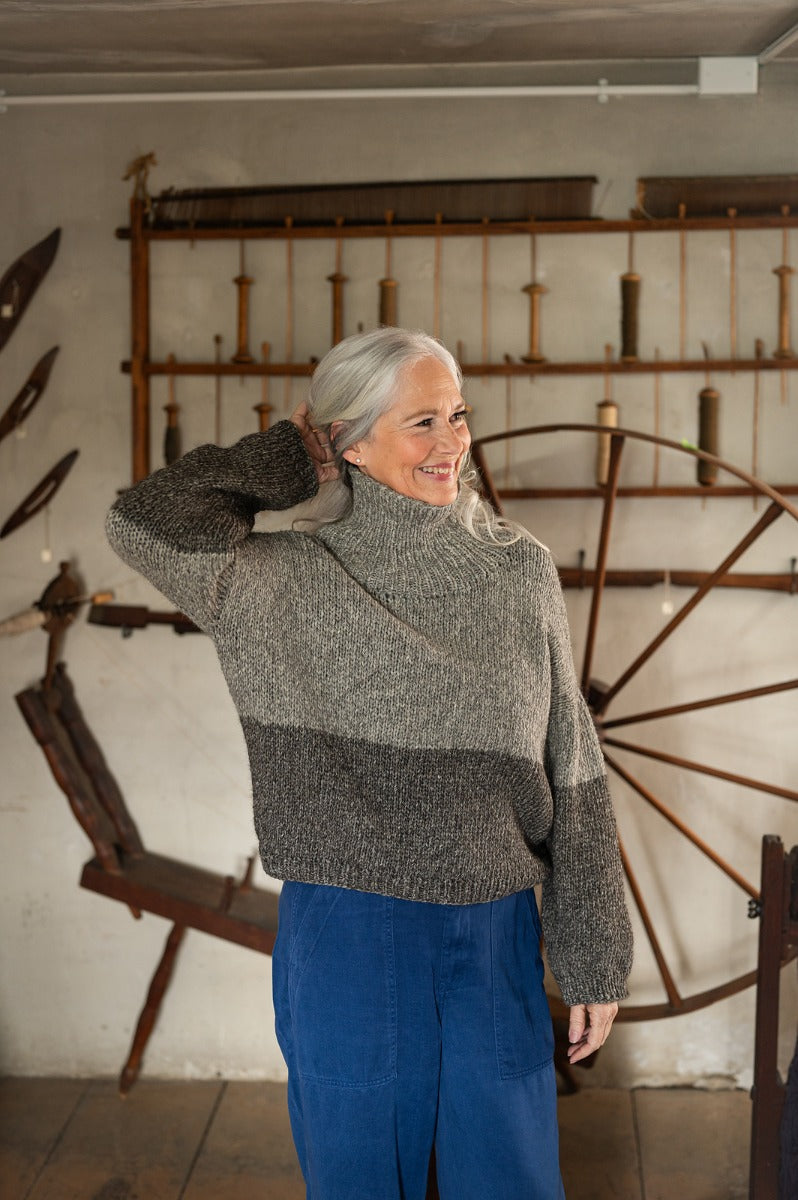 A Berroco Hearthside Pattern - Hannaway Pullover (PDF)