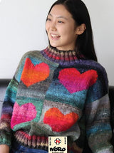 Heart Sweater - A Noro Kureyon Pattern (PDF)