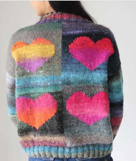 Heart Sweater - A Noro Kureyon Pattern (PDF)