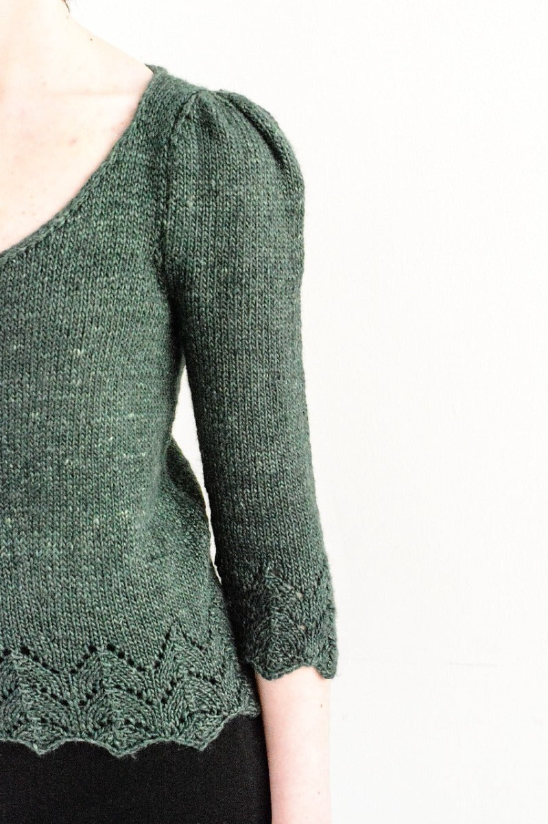 A Juniper Moon Farm Moonshine Pattern - Heathers Pullover (PDF)