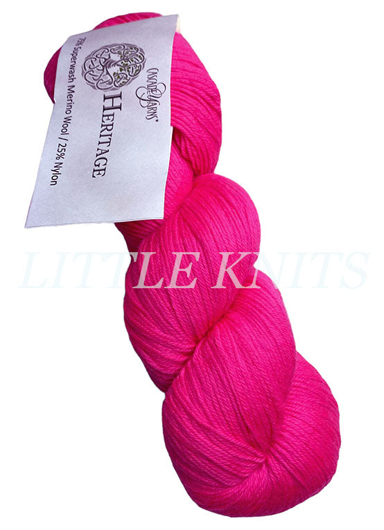 Cascade Heritage Sock - Highlighter Guava (Color #5789)