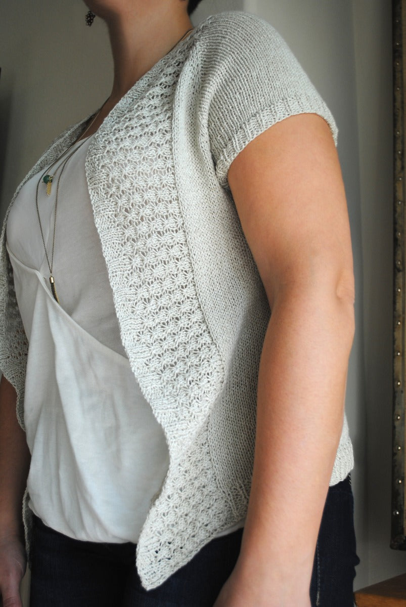 A Elsebeth Lavold Knitting Pattern - Summer Ease Cardi (PDF) on sale at little knits