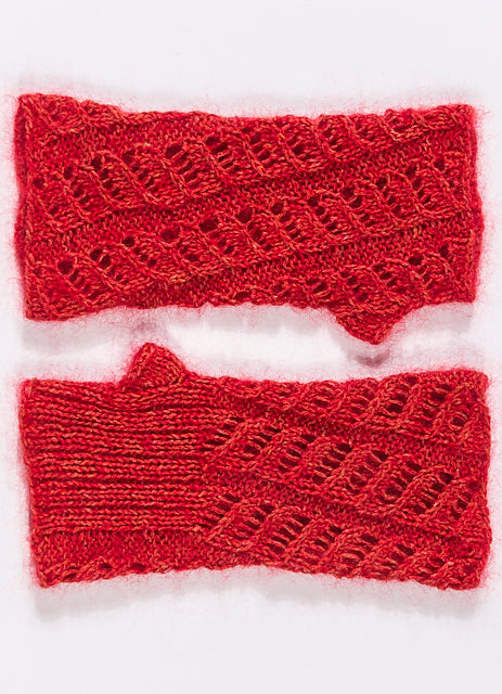 HIDA Wrist Warmers - Uses Sensai and Kinu Yarn Lines (Pdf File)