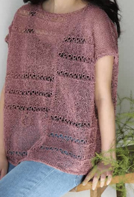 A Noro Asaginu Pattern - Hina Tee (PDF File)