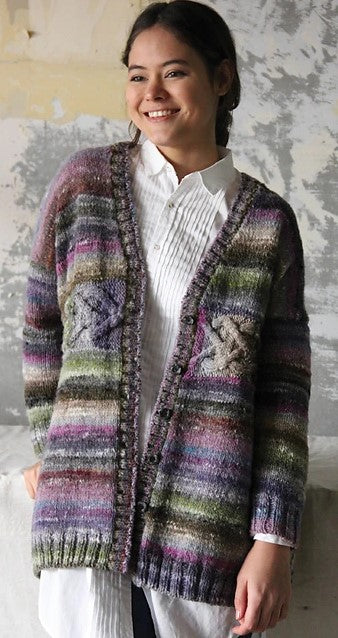 A Noro Ito Pattern - Horizontal Cable Cardi #29 (PDF)