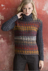 Noro Pattern - Houndstooth Pullover (PDF File)