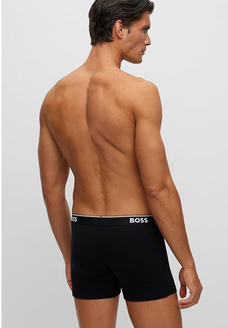 New BOSS Power Cotton Blend Trunks, Pack of 3, Medium