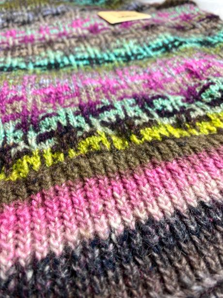 Handknit Sample Noro Kenton Vest - PROCEEDS GO TO CHARITY - SHIPS FREE IN CONTIGUOUS US