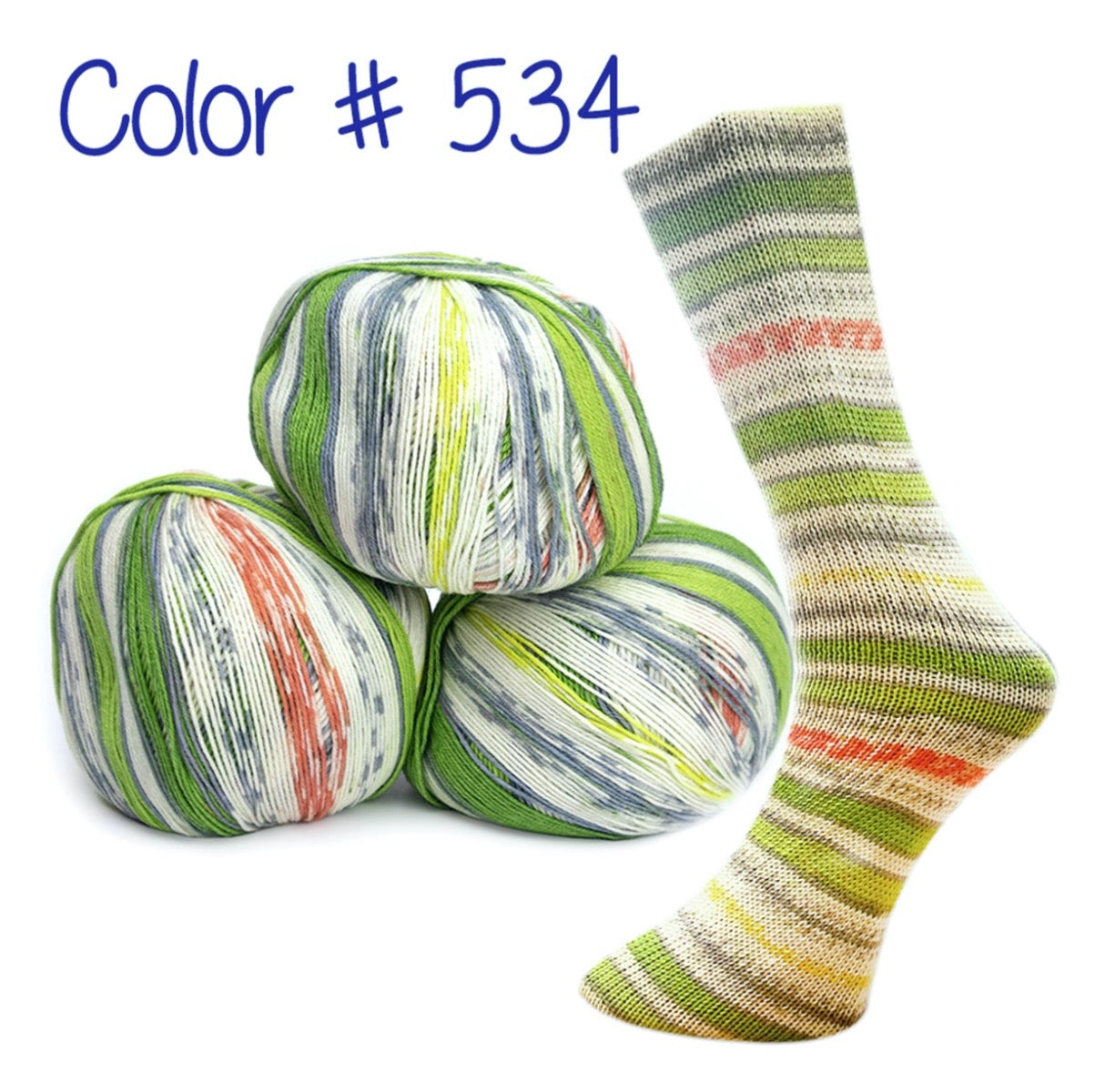 Lungauer Sockenwolle Seide - Key Lime Pie (Color #534)