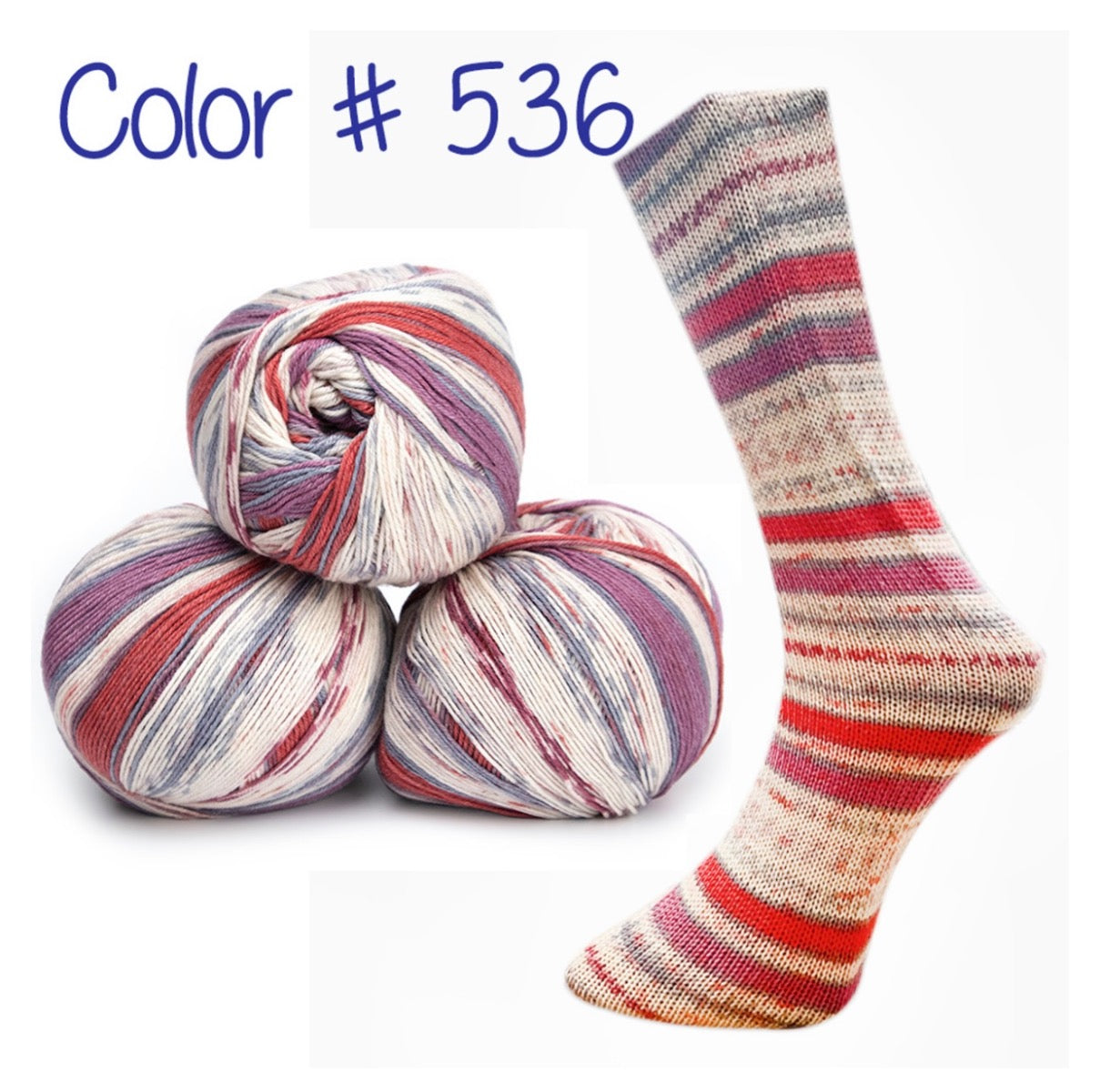 Lungauer Sockenwolle Seide - Fireworks (Color #536) - FULL BAG SALE (5 Skeins)