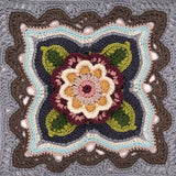 Indian Roses Crochet Blanket by Janie Crow (Print Copy)