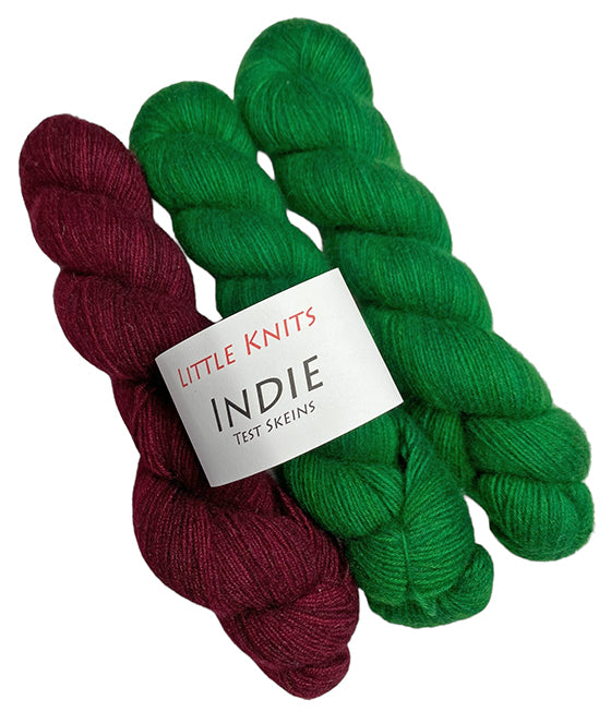 Little Knits Indie Cashmere Test Skeins - 3 Skein Bag